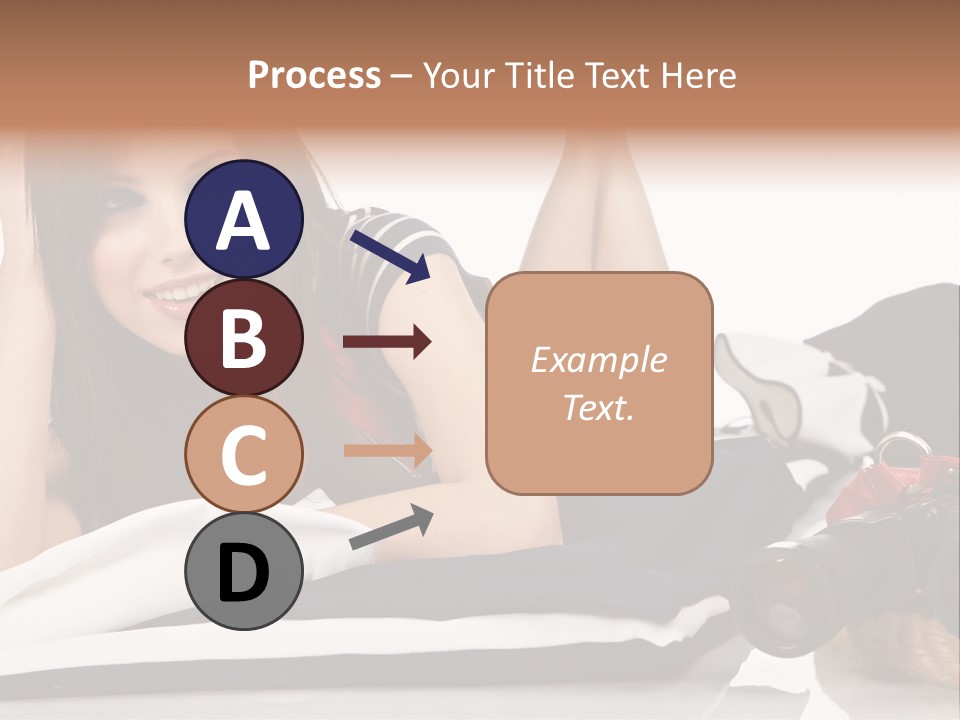 Sea Girl Lifestyle PowerPoint Template