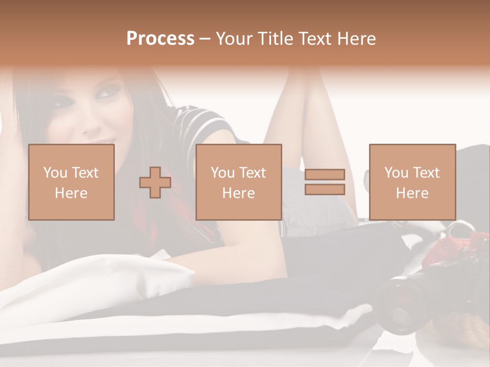 Sea Girl Lifestyle PowerPoint Template