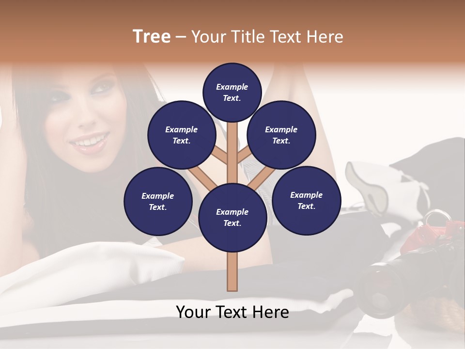 Sea Girl Lifestyle PowerPoint Template