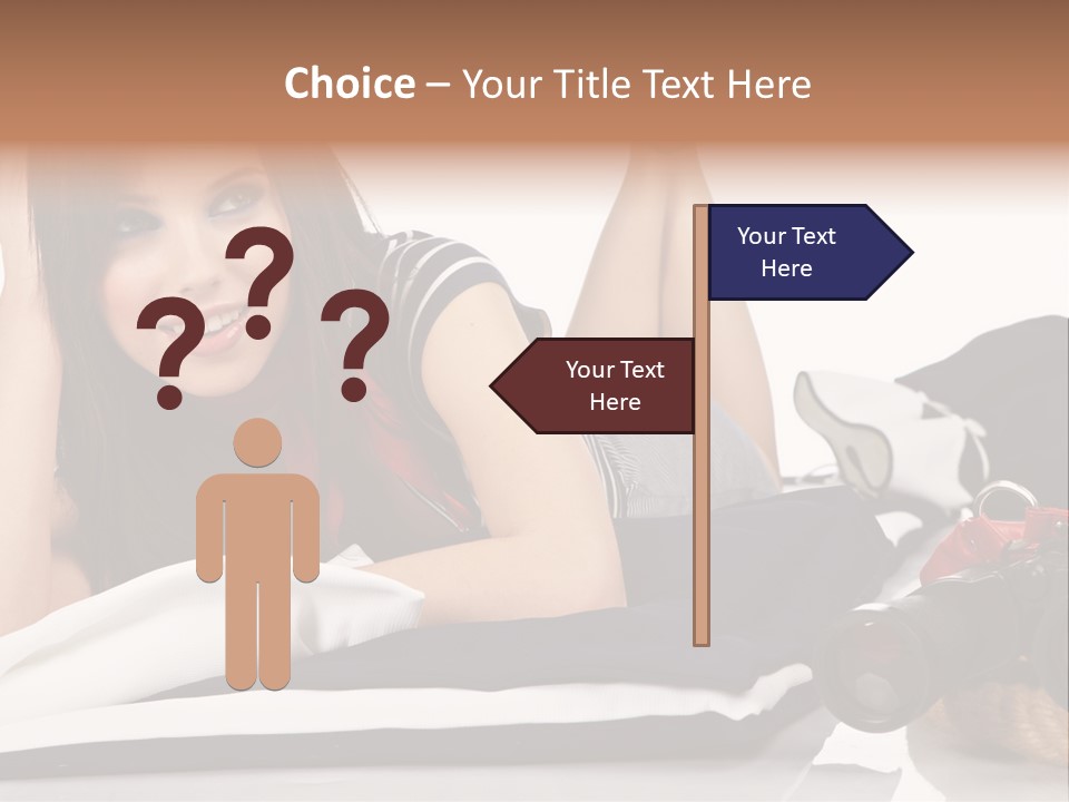 Sea Girl Lifestyle PowerPoint Template