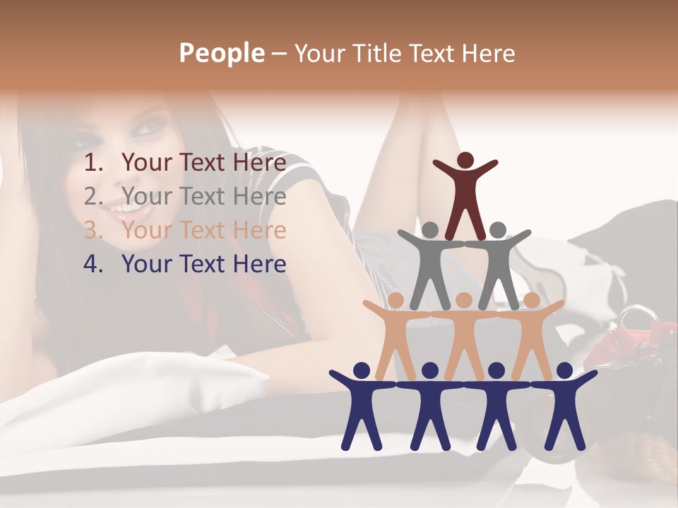 Sea Girl Lifestyle PowerPoint Template