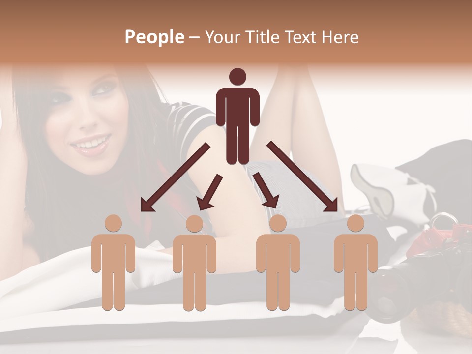 Sea Girl Lifestyle PowerPoint Template