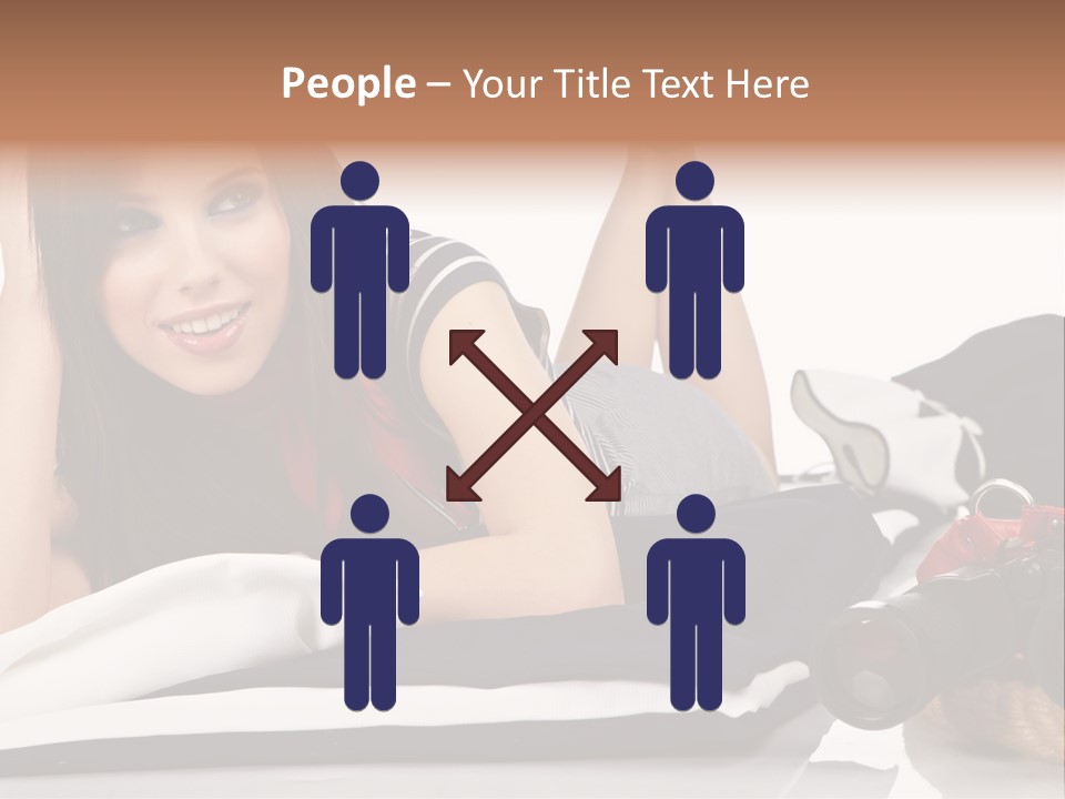 Sea Girl Lifestyle PowerPoint Template