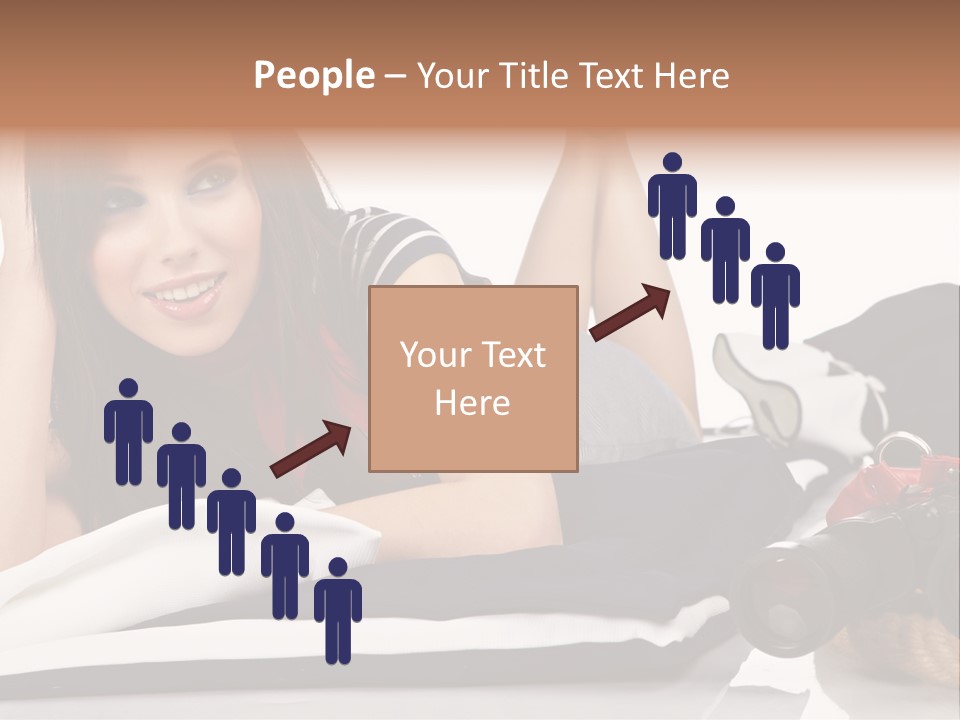 Sea Girl Lifestyle PowerPoint Template