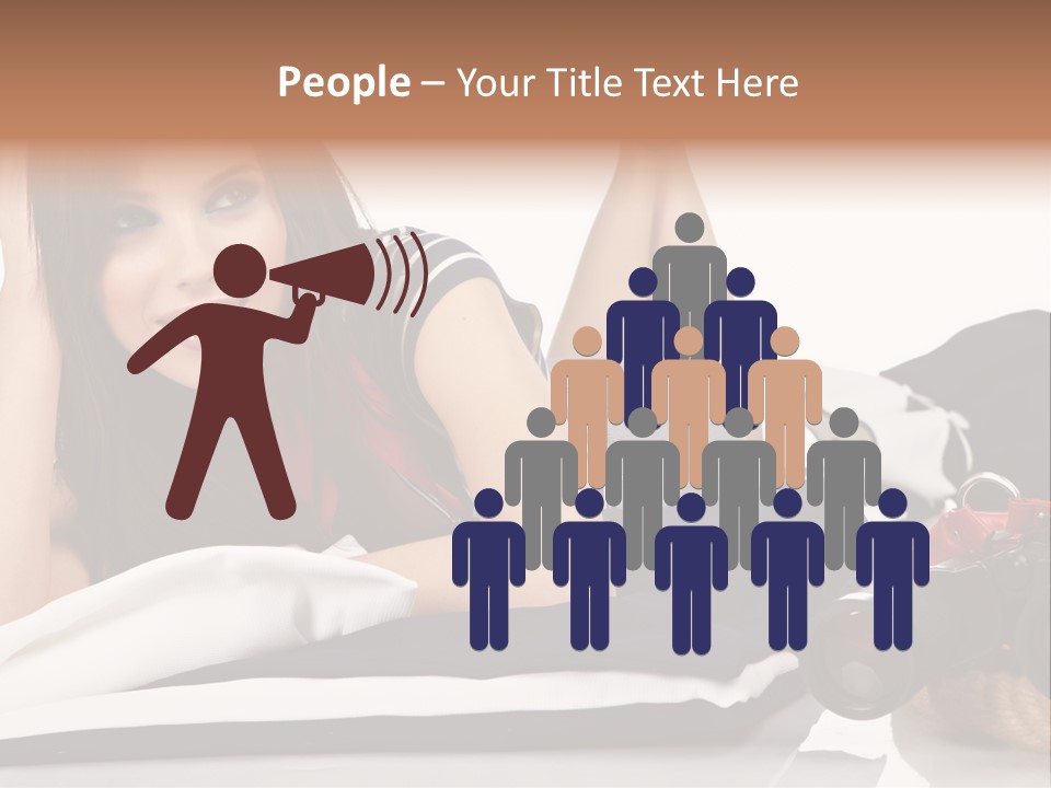 Sea Girl Lifestyle PowerPoint Template