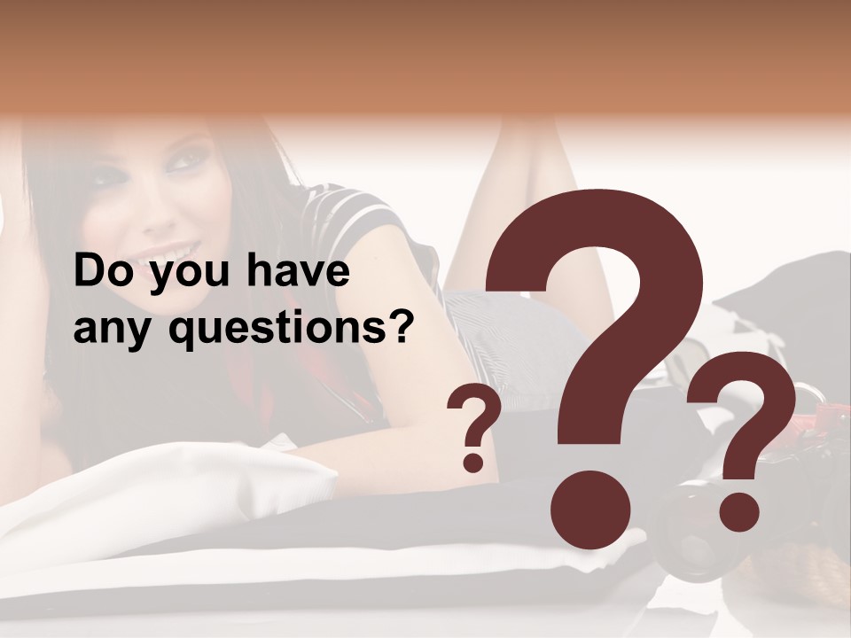 Sea Girl Lifestyle PowerPoint Template