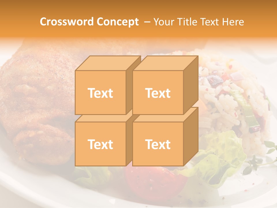 Tasty Roast White PowerPoint Template