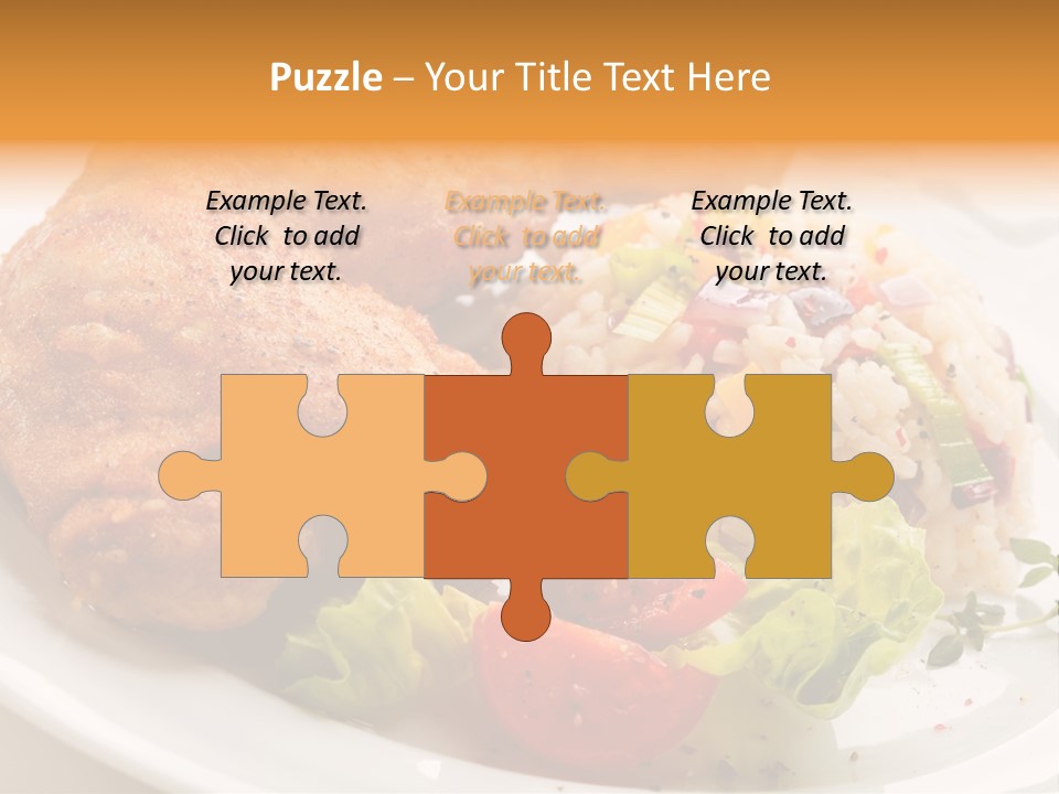 Tasty Roast White PowerPoint Template