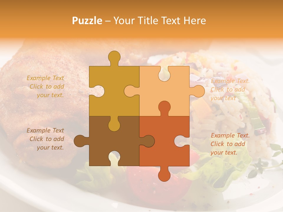 Tasty Roast White PowerPoint Template
