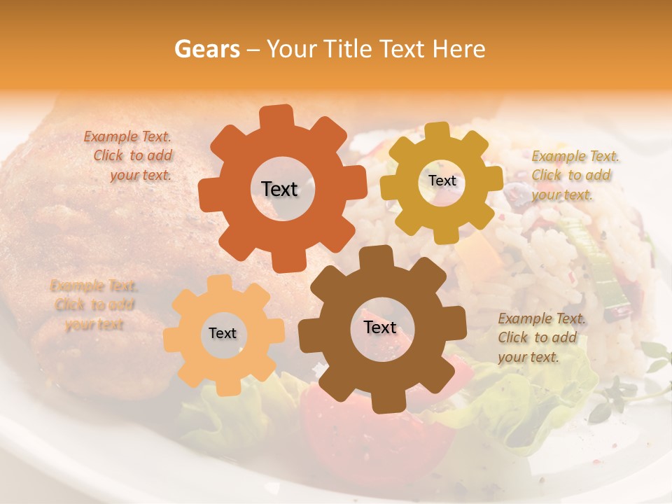 Tasty Roast White PowerPoint Template