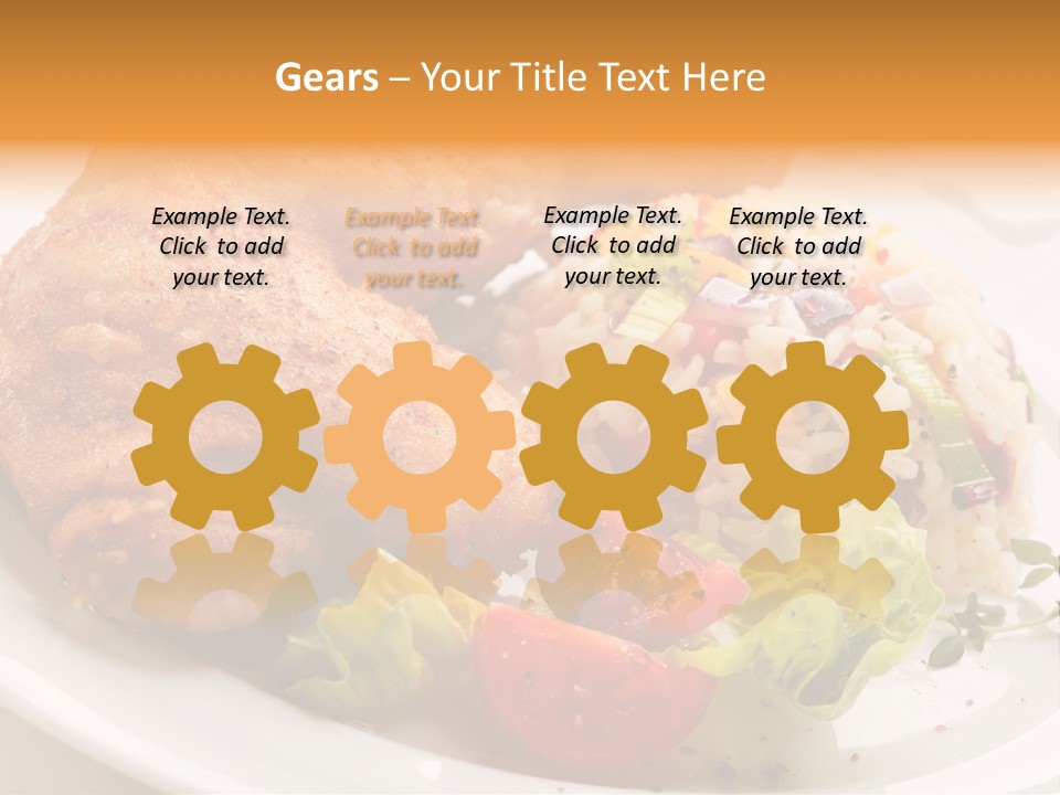 Tasty Roast White PowerPoint Template