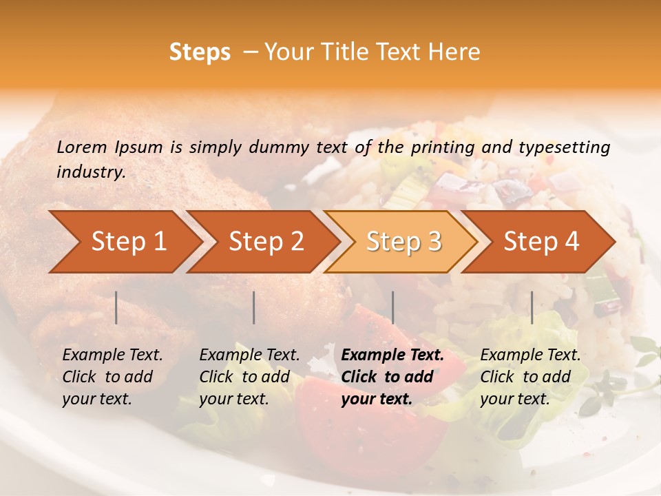 Tasty Roast White PowerPoint Template