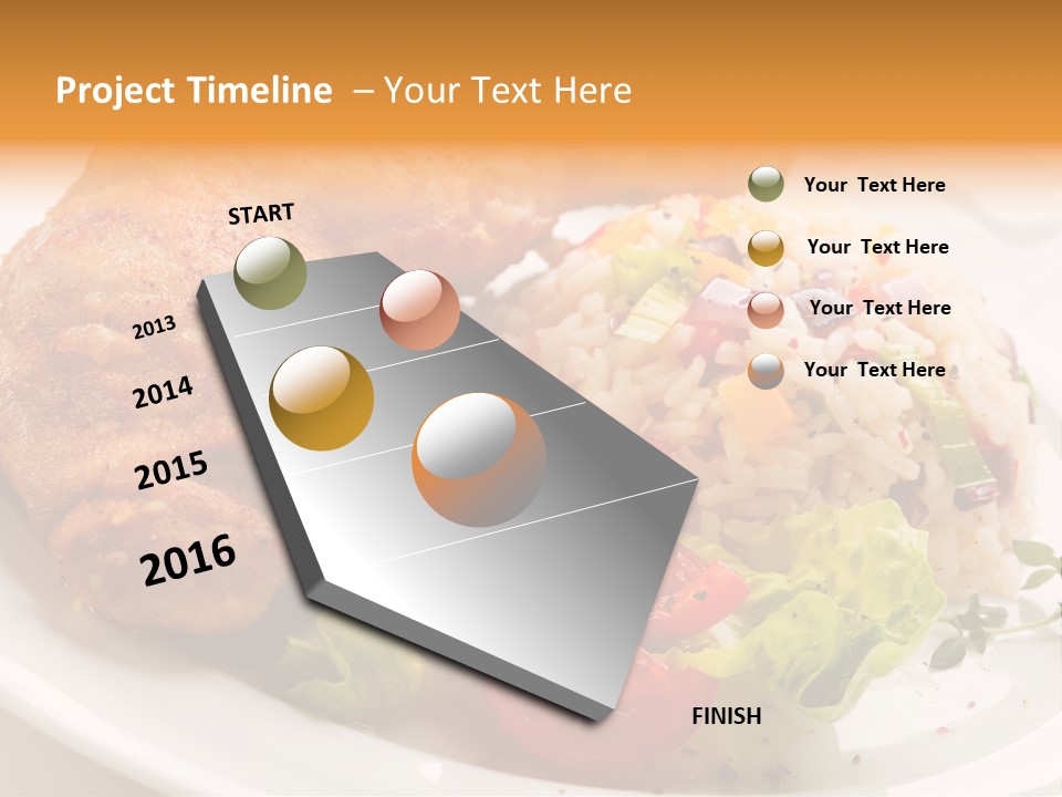 Tasty Roast White PowerPoint Template