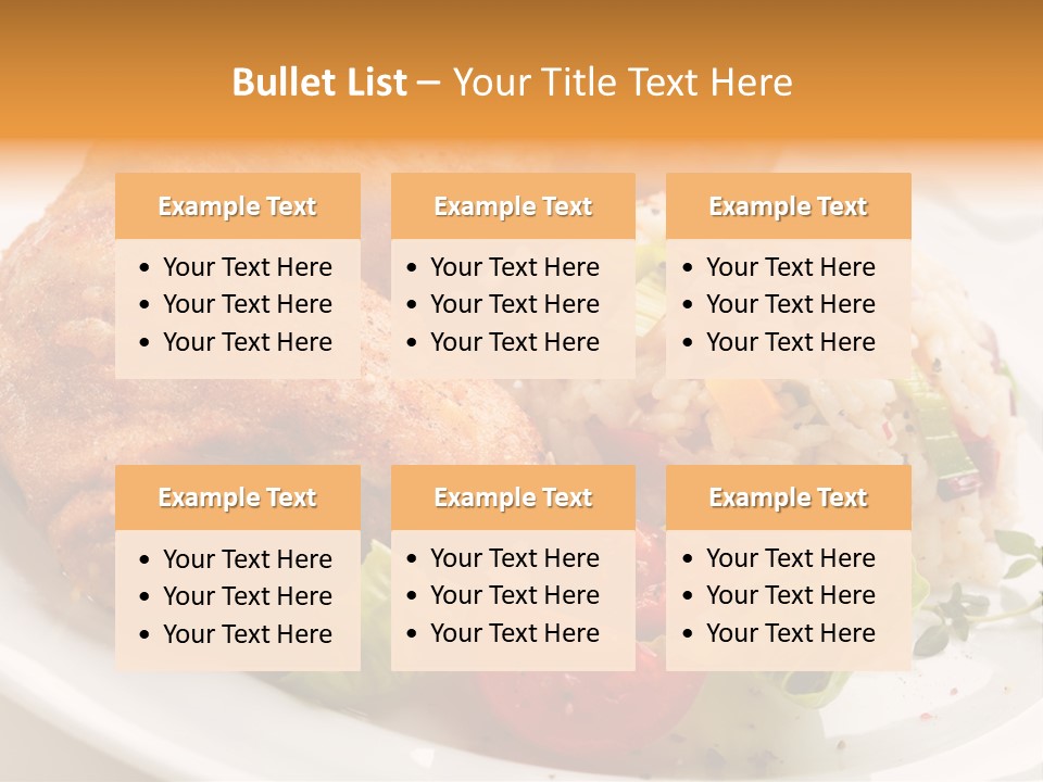Tasty Roast White PowerPoint Template