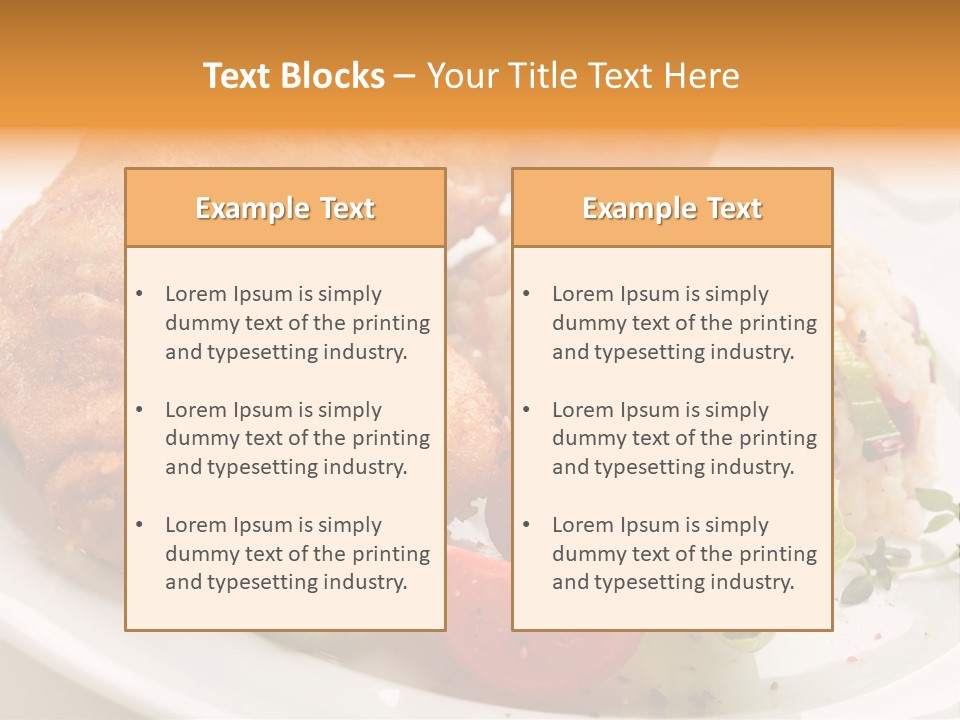 Tasty Roast White PowerPoint Template