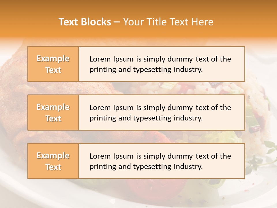Tasty Roast White PowerPoint Template