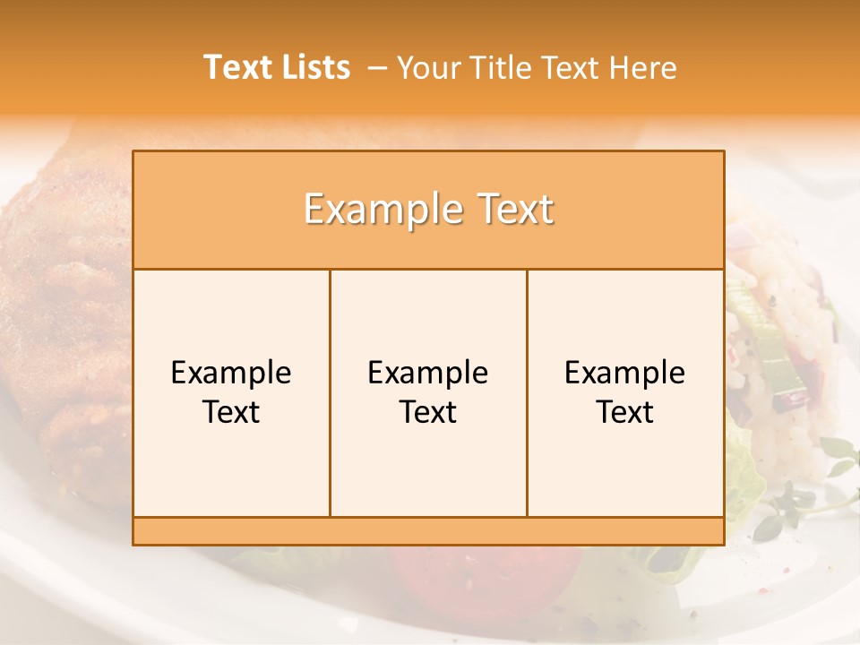 Tasty Roast White PowerPoint Template