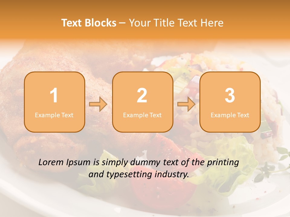 Tasty Roast White PowerPoint Template