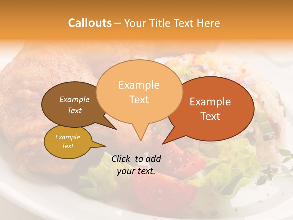 Tasty Roast White PowerPoint Template