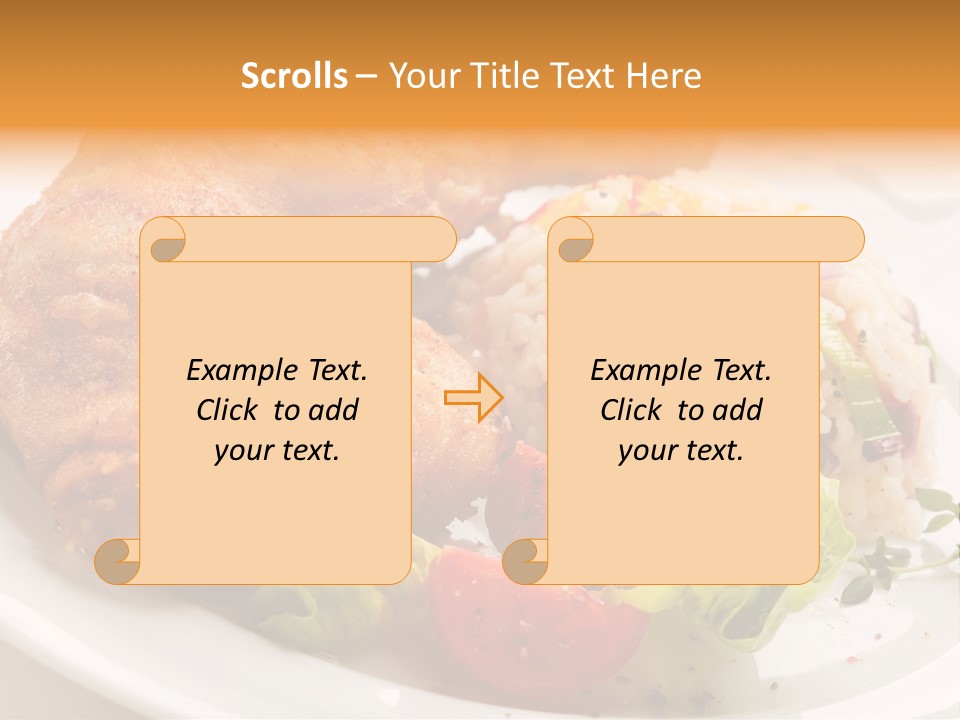 Tasty Roast White PowerPoint Template