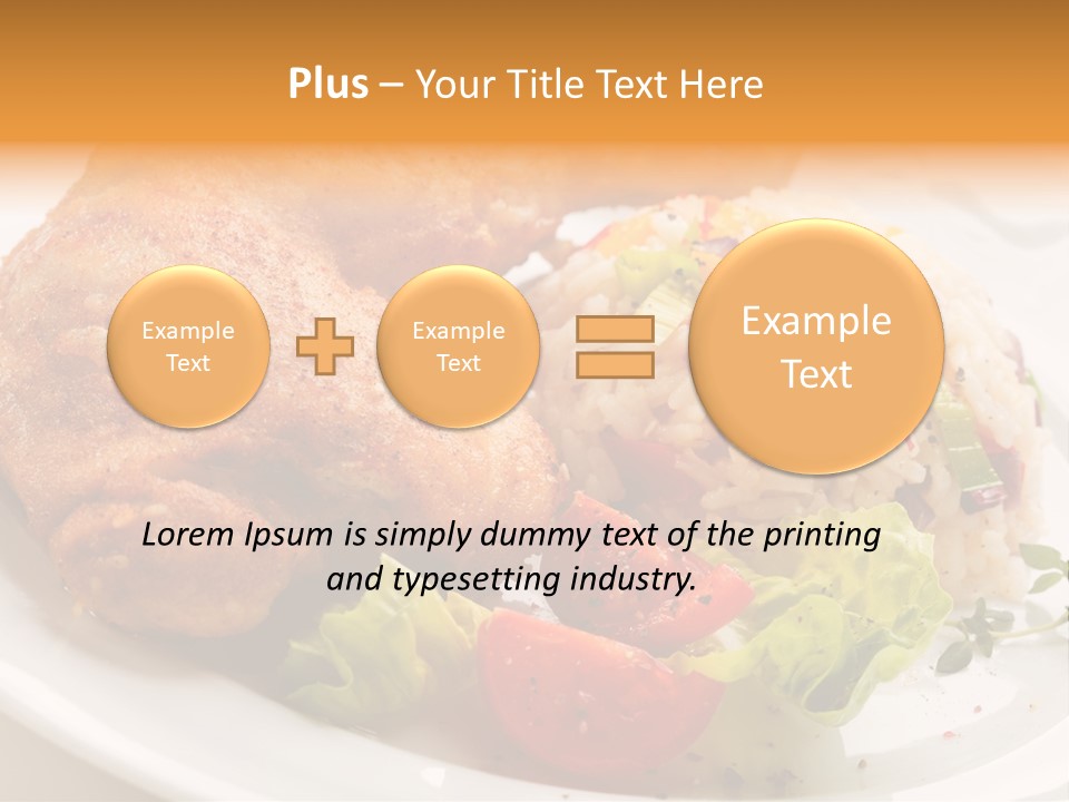 Tasty Roast White PowerPoint Template