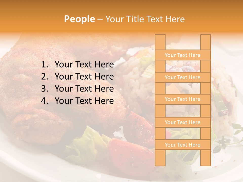 Tasty Roast White PowerPoint Template
