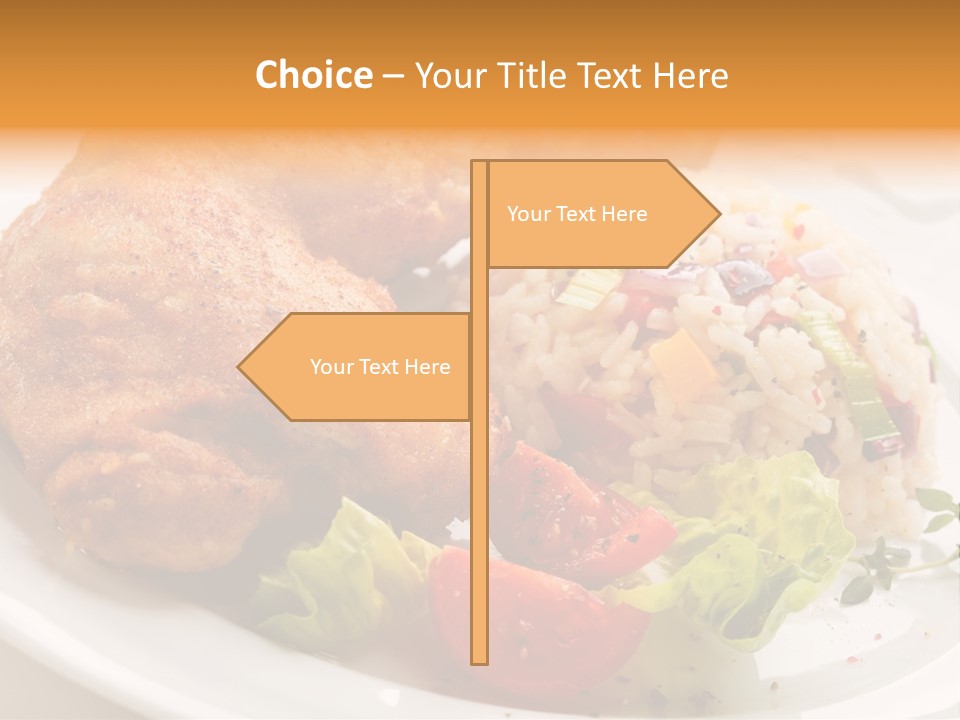 Tasty Roast White PowerPoint Template
