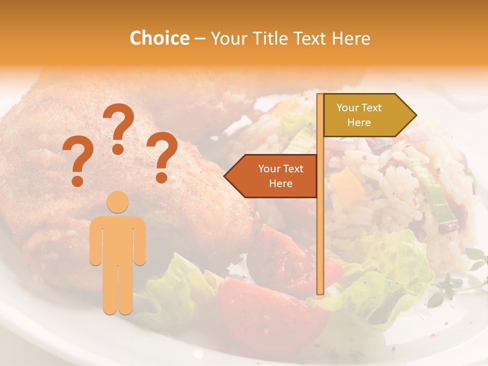Tasty Roast White PowerPoint Template
