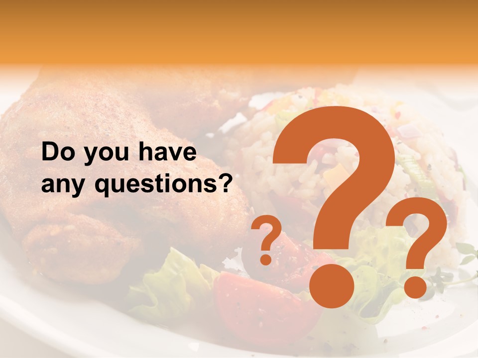 Tasty Roast White PowerPoint Template