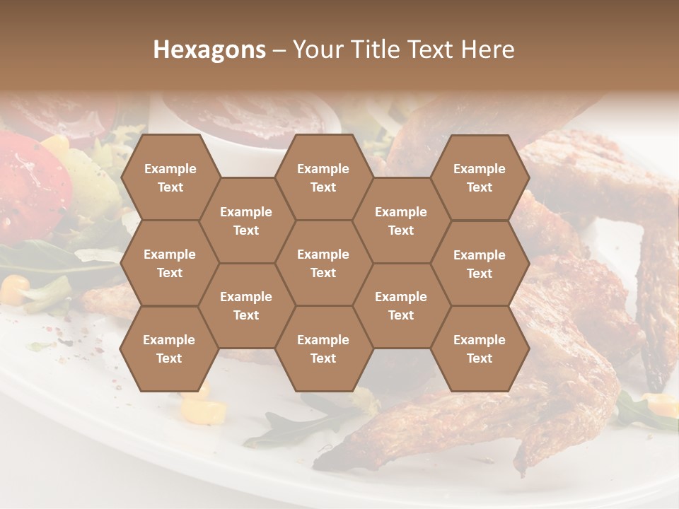 Condiment White Meat PowerPoint Template