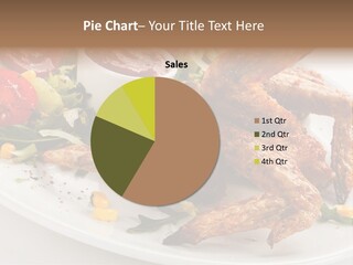 Condiment White Meat PowerPoint Template