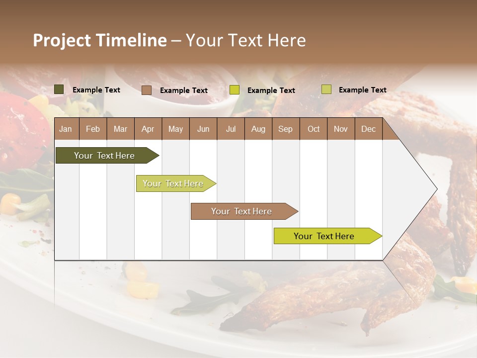 Condiment White Meat PowerPoint Template