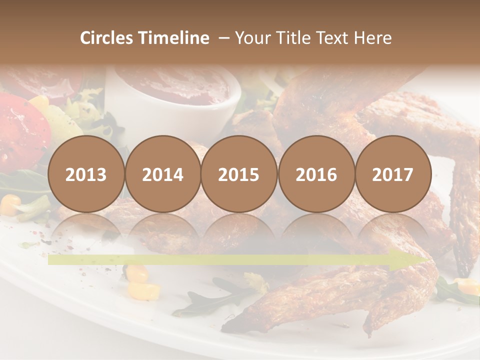 Condiment White Meat PowerPoint Template