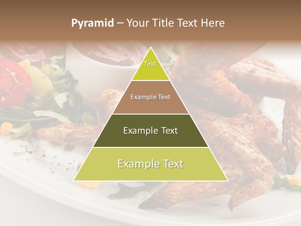 Condiment White Meat PowerPoint Template