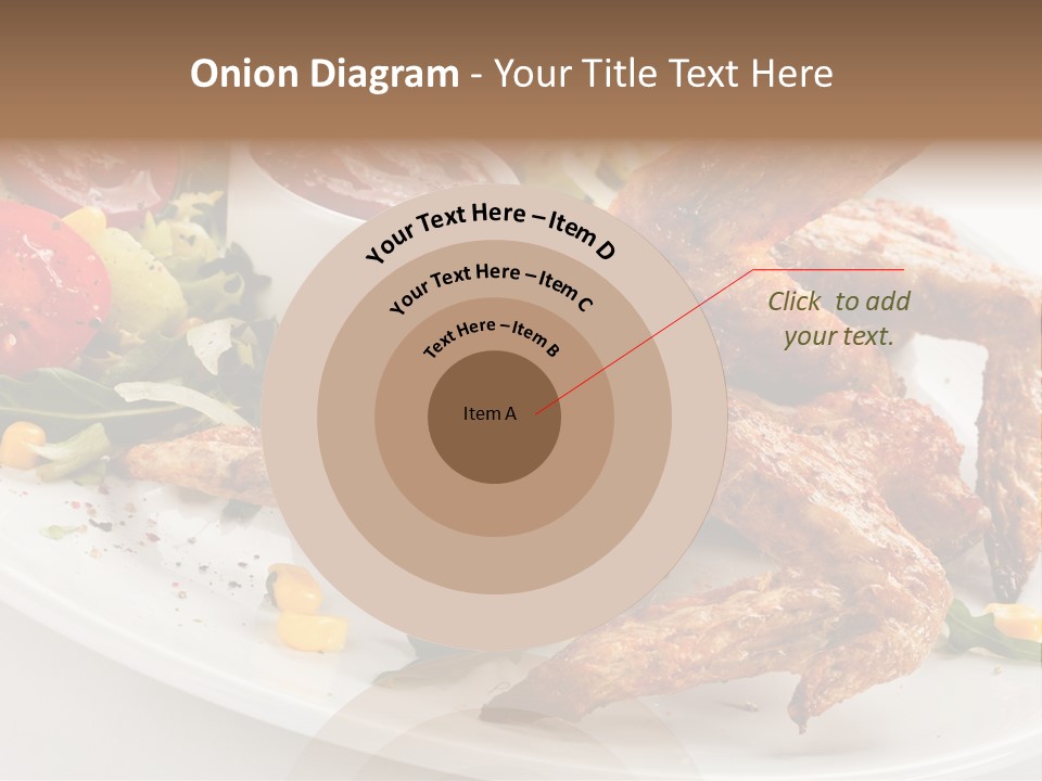 Condiment White Meat PowerPoint Template