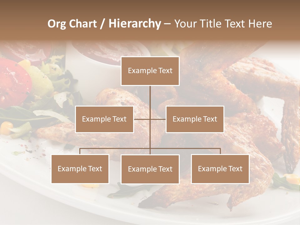 Condiment White Meat PowerPoint Template