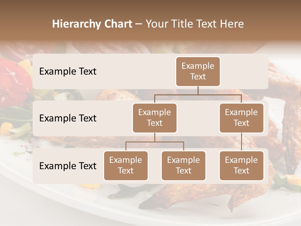 Condiment White Meat PowerPoint Template
