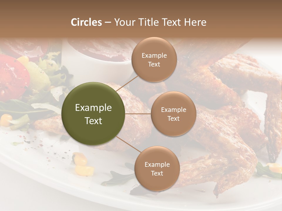 Condiment White Meat PowerPoint Template