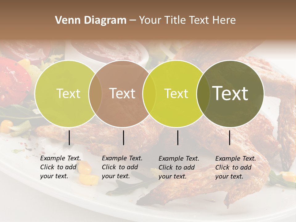 Condiment White Meat PowerPoint Template