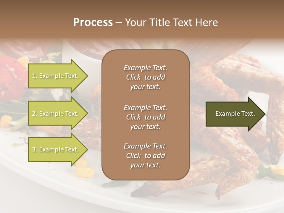 Condiment White Meat PowerPoint Template