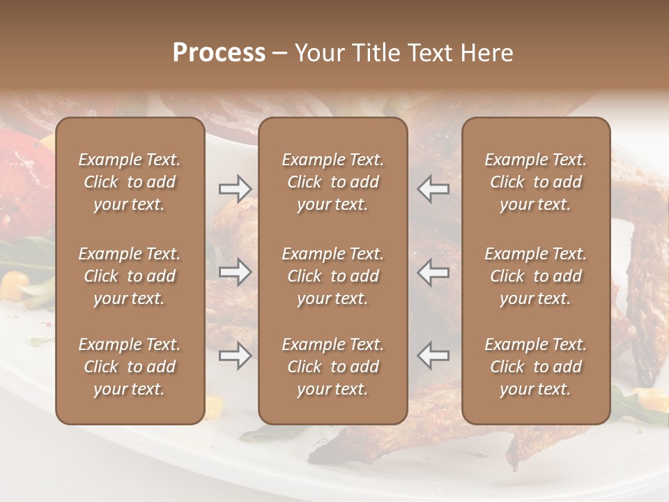 Condiment White Meat PowerPoint Template
