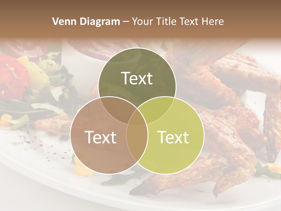 Condiment White Meat PowerPoint Template