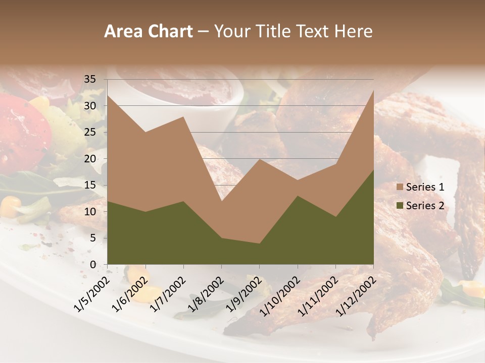 Condiment White Meat PowerPoint Template