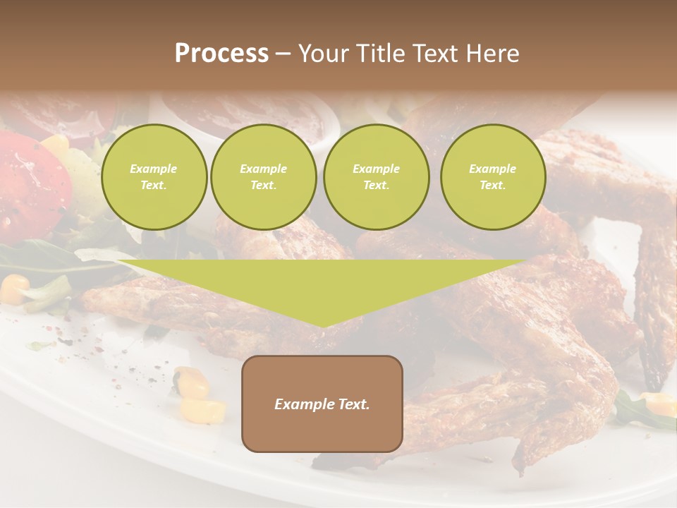 Condiment White Meat PowerPoint Template