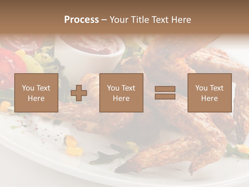 Condiment White Meat PowerPoint Template