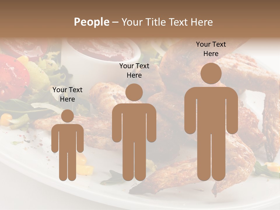 Condiment White Meat PowerPoint Template