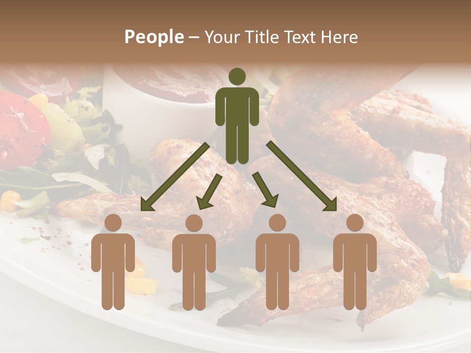 Condiment White Meat PowerPoint Template