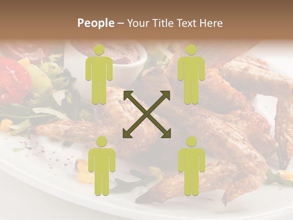 Condiment White Meat PowerPoint Template