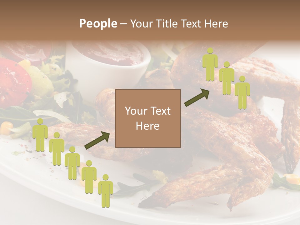 Condiment White Meat PowerPoint Template