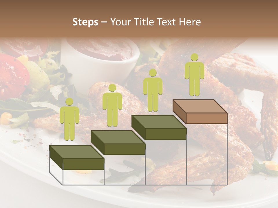Condiment White Meat PowerPoint Template